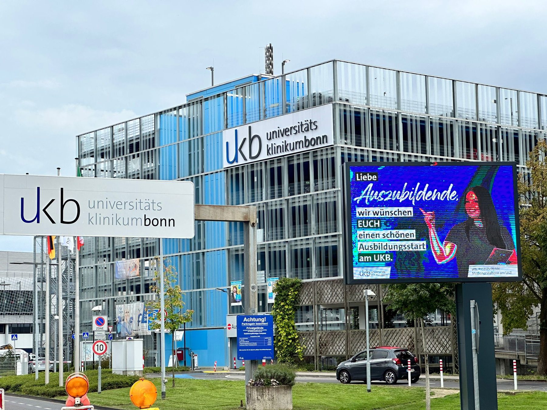 University Hospital Bonn, photographed around the Visual Patient go-live announcement.