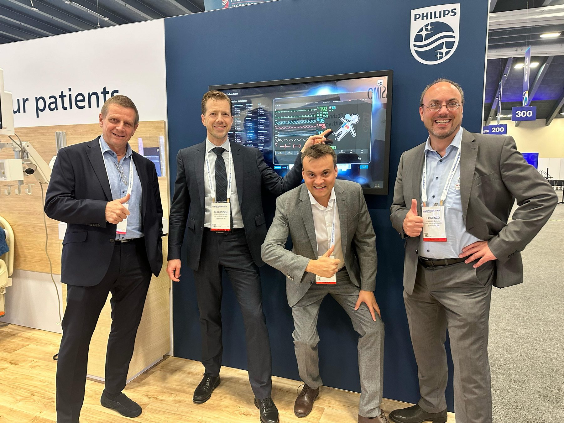A Visual Patient Avatar demonstration at ASA 2023.