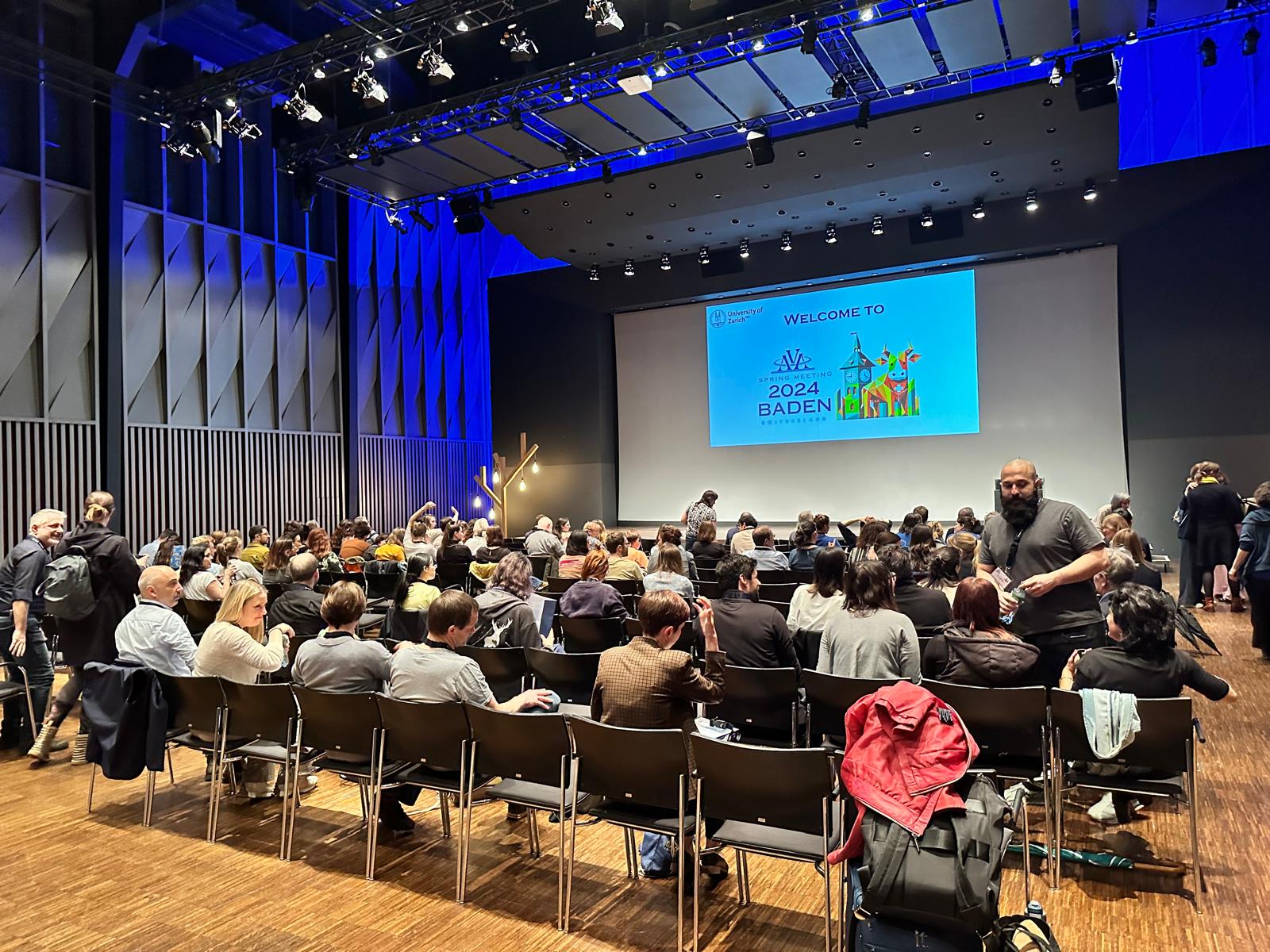 An audience gathered for the 2024 veterinary anaesthesia spring meeting in Baden.
